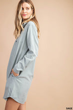 Load image into Gallery viewer, Blue Jean shift dress
