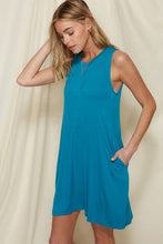 Load image into Gallery viewer, Summer Teal Bamboo Dress
