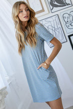 Load image into Gallery viewer, Saleena striped t-shirt dress
