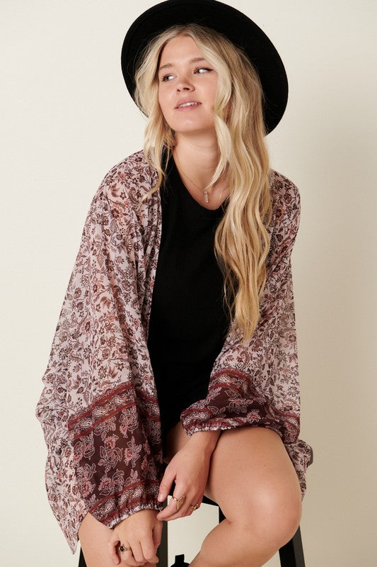 Berry Paisley Duster