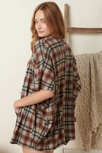 Load image into Gallery viewer, Rust Plaid Cardigan
