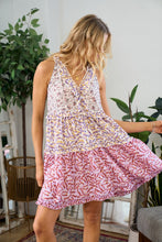 Load image into Gallery viewer, Madelyn Mixed Print Dress
