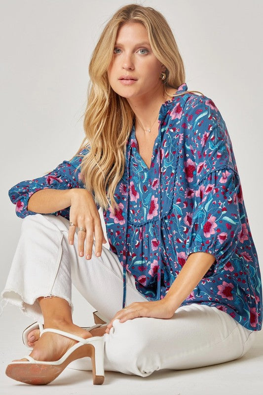 Fiona Floral Blouse