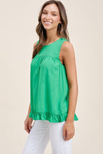 Load image into Gallery viewer, Genevieve Green Sleeveless Top
