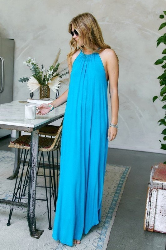 Mary Maxi Turquoise