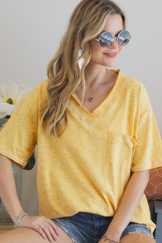 Yvonne Yellow Tee