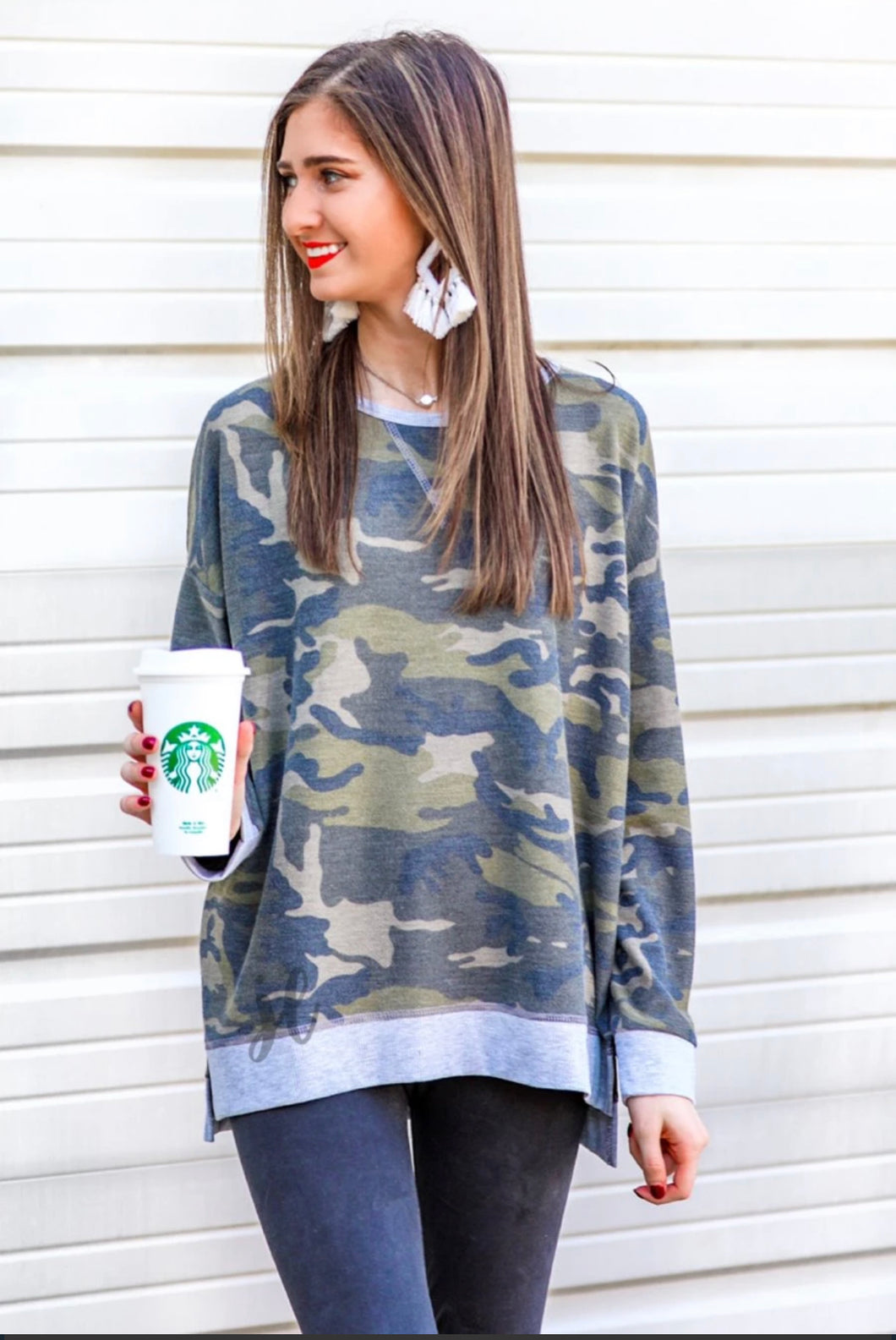 Tanner Hi-Low Camo Tunic