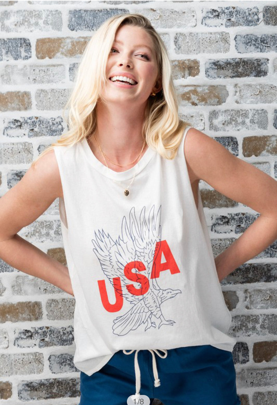 USA Eagle  sleeveless tee