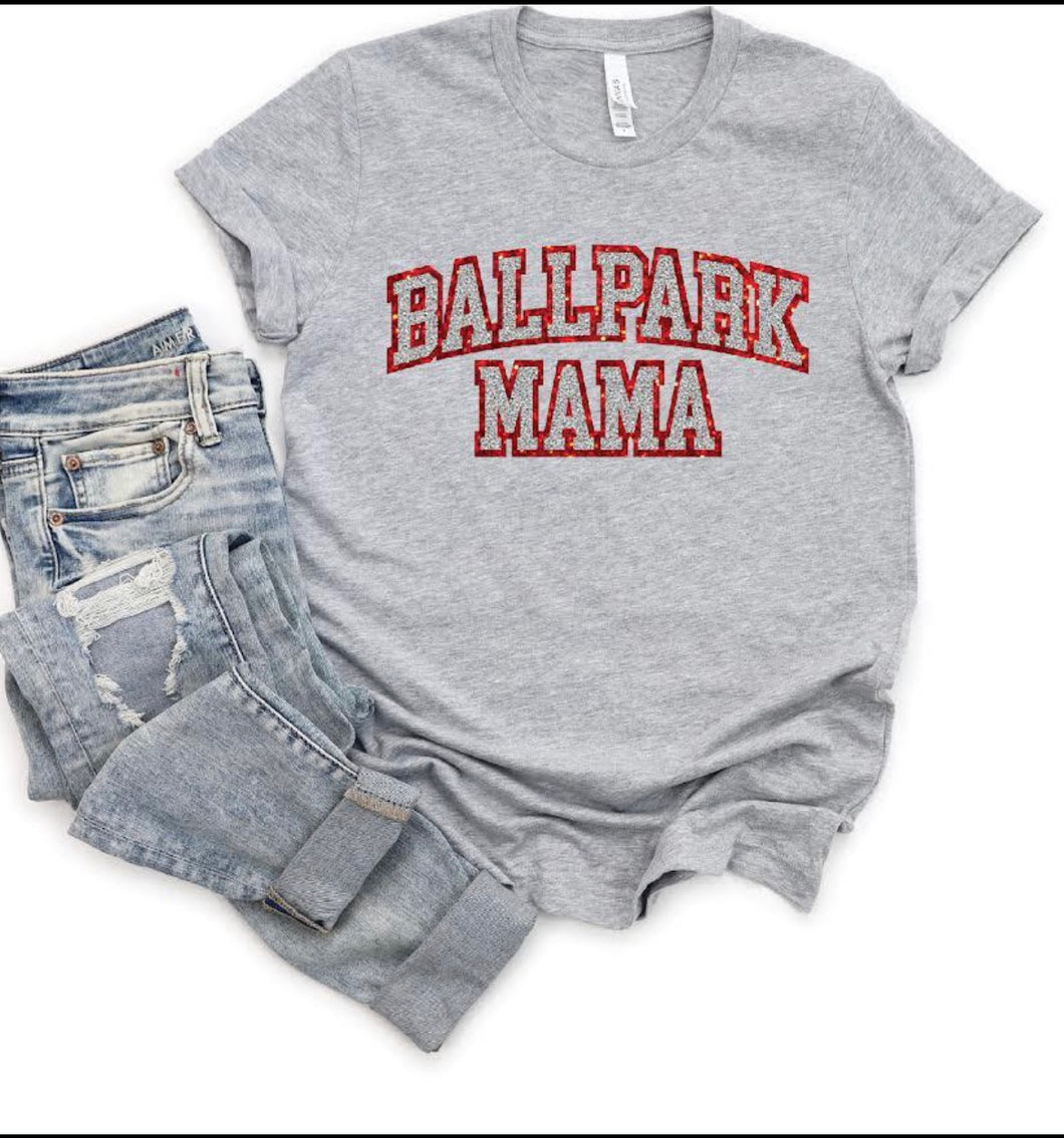 Ballpark Mama Tee