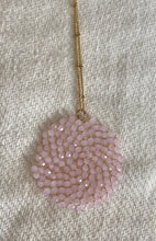 Load image into Gallery viewer, Beaded Circle Pendant Long Necklace
