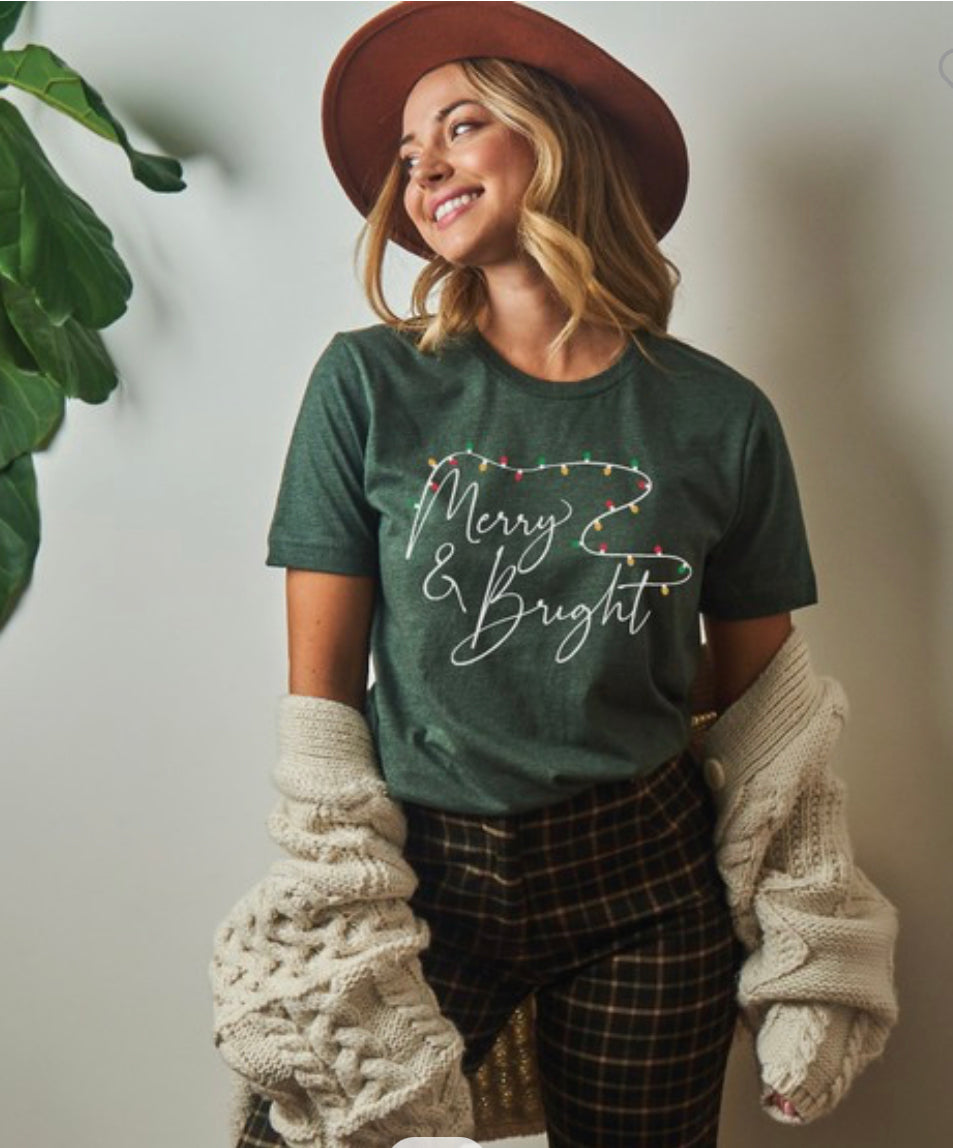 Merry and Bright Graphic Tee