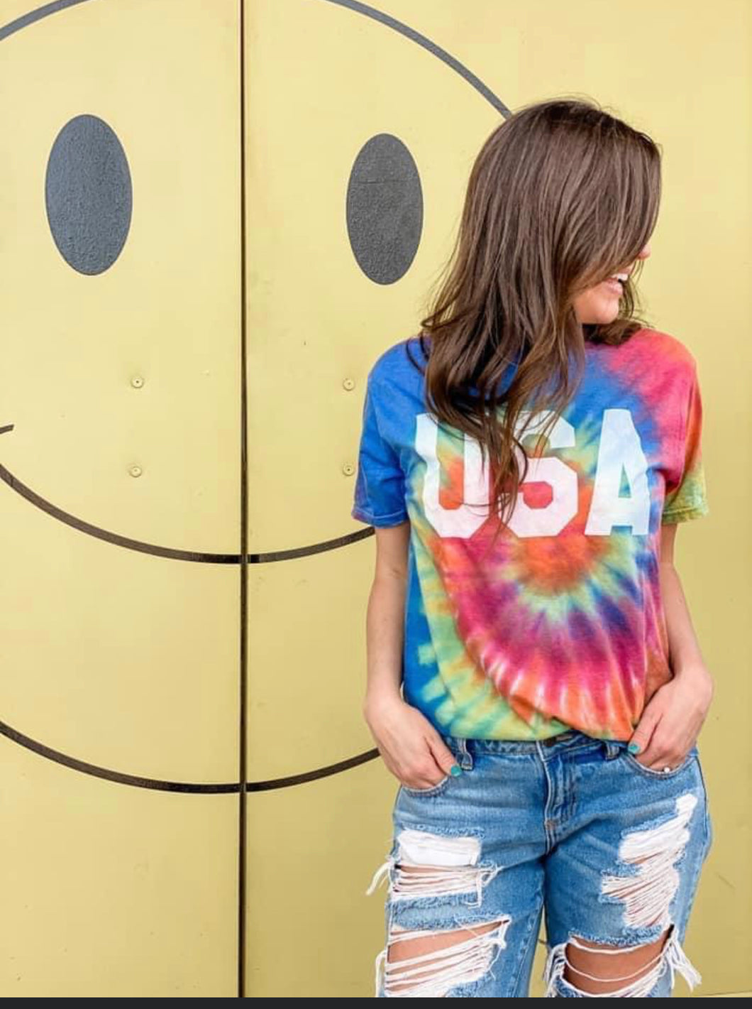 USA Tie dye Tee