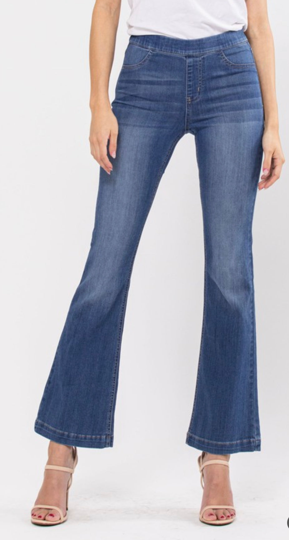 Medium Wash Flare Jegging