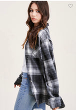 Load image into Gallery viewer, Smoke Flannel Shirt
