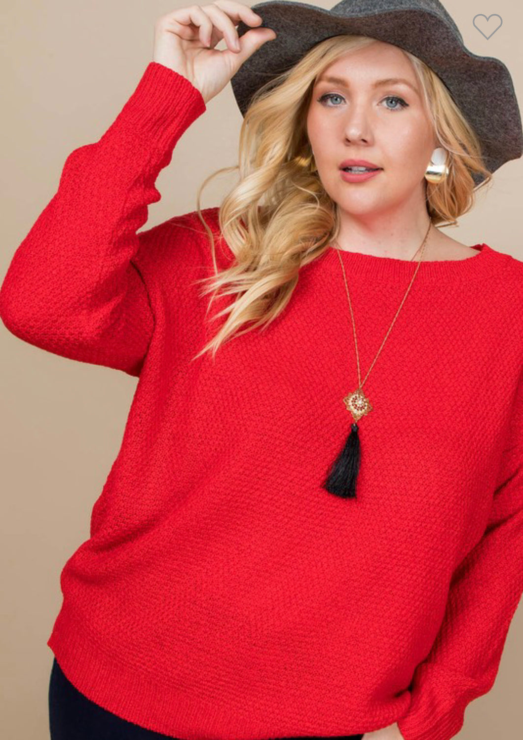 Curvy girl sweater